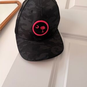 Vineyard Vines Black Camo Trucker Hat